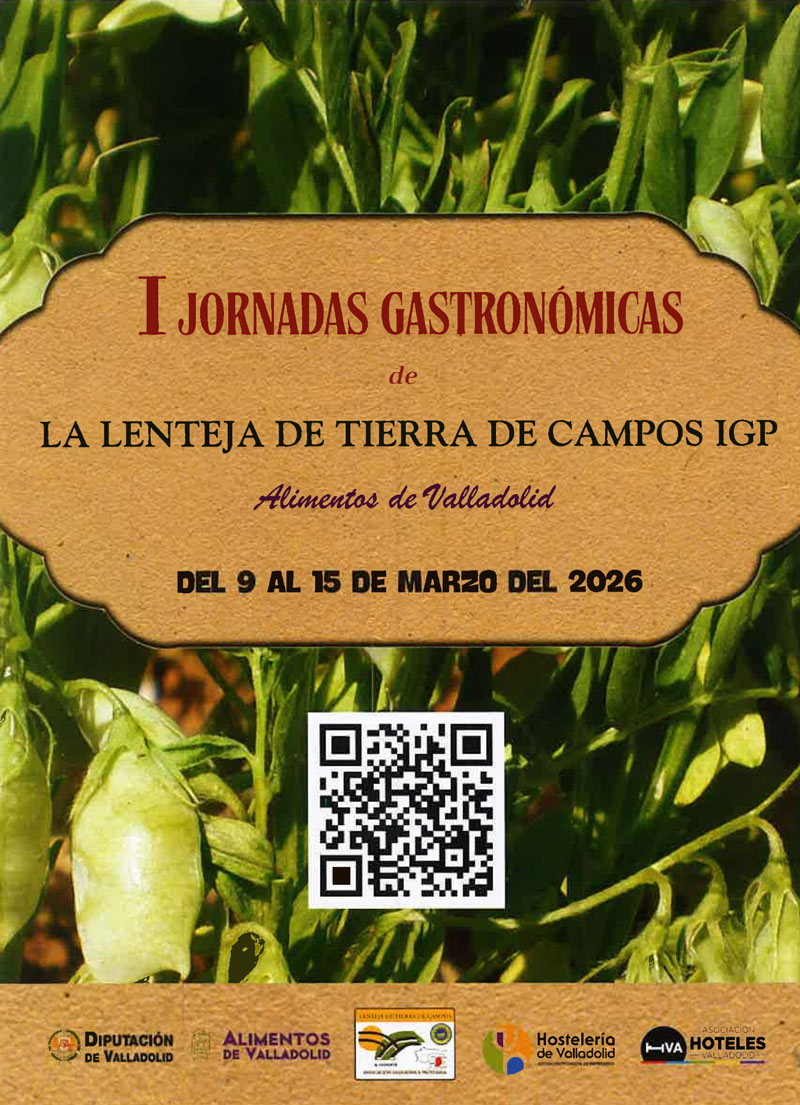 Cartel I Jornadas Gastronómicas de La Lenteja de Tierra de Campos IGP