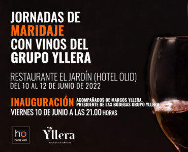 Jornadas de maridaje con Grupo Yllera en el restaurante El Jardín