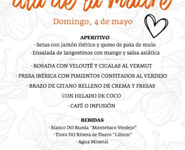 Menú del Día de la Madre