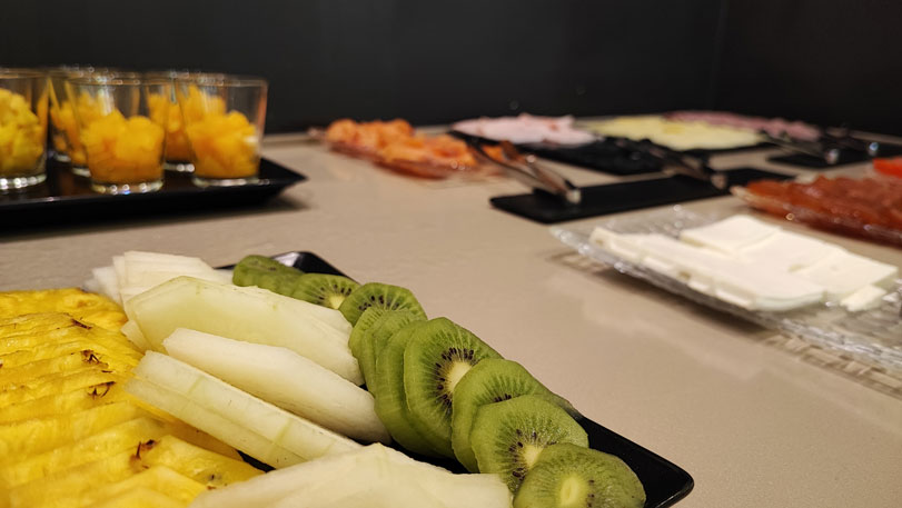 Desayuno de fruta en Hotel Olid